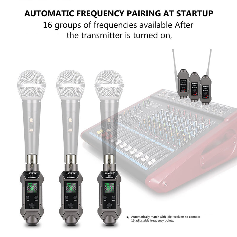 XLR Connection Built-in Rechargeable Battery For Mic - Build Your Podcast