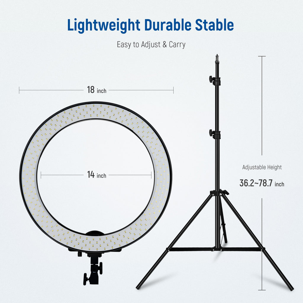 Buy Digitek (DRL 018H) Professional 46 CM (18 inch) Big LED Ring Light  witOnline Best Prices | Digitek