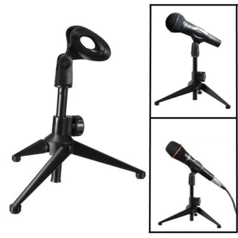 Mini Portable Table Tops Microphone Tripod Mic Stand - Build Your Podcast