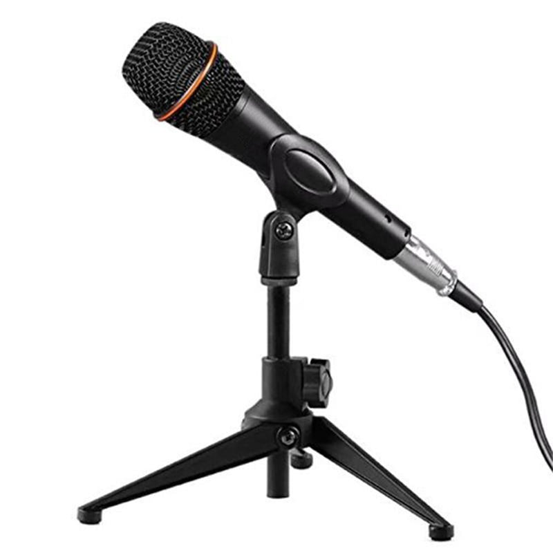 Mini Portable Table Tops Microphone Tripod Mic Stand - Build Your Podcast