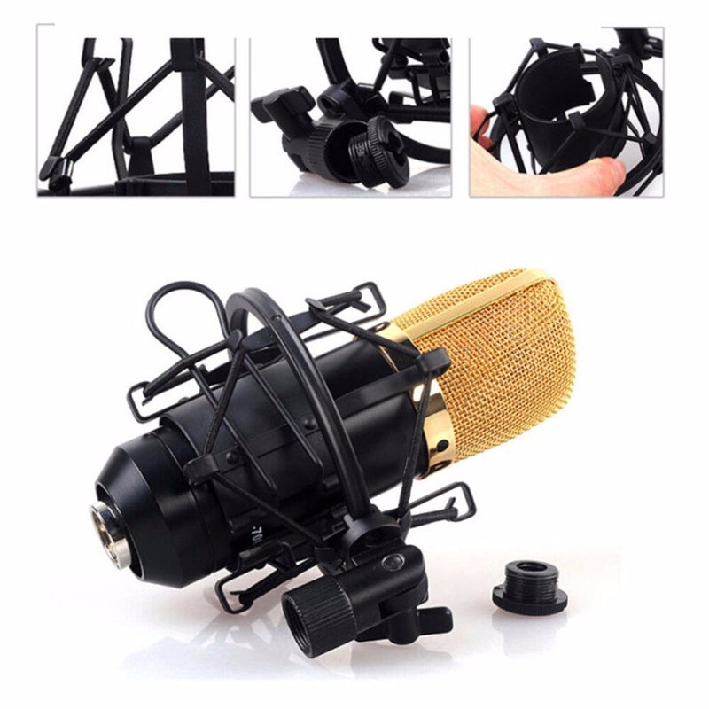 Universal 3KG Bearable Load Microphone Shock Mount Clip Holder - Build Your Podcast