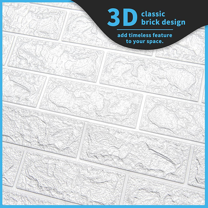 3D Wallpaper Brick Pattern Wall Stickers - Build Your Podcast